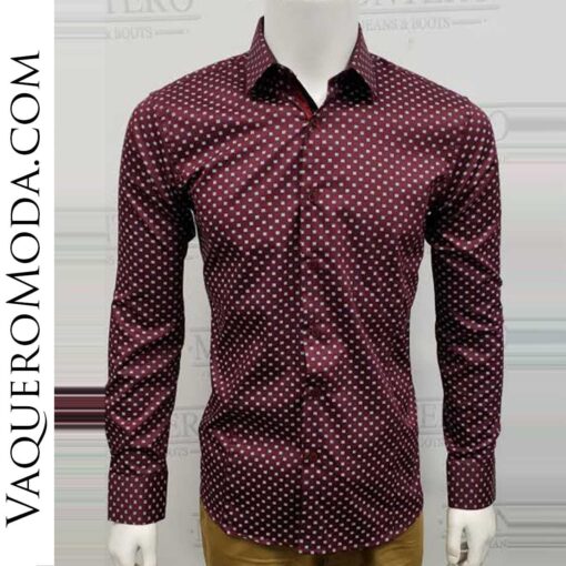 Camisa Vaquera Montero 0727 Vino