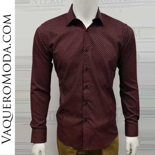 Camisa Vaquera Montero 0728 Vino