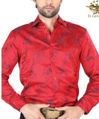 Camisa Vaquera El General 124613 Rojo Azul