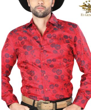 Camisa Vaquera El General 124632 Rojo Azul