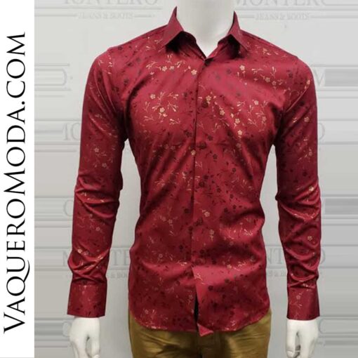 Camisa Vaquera Montero 0725 Vino