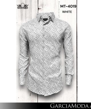 Camisa Vaquera Montero MT-4019-White